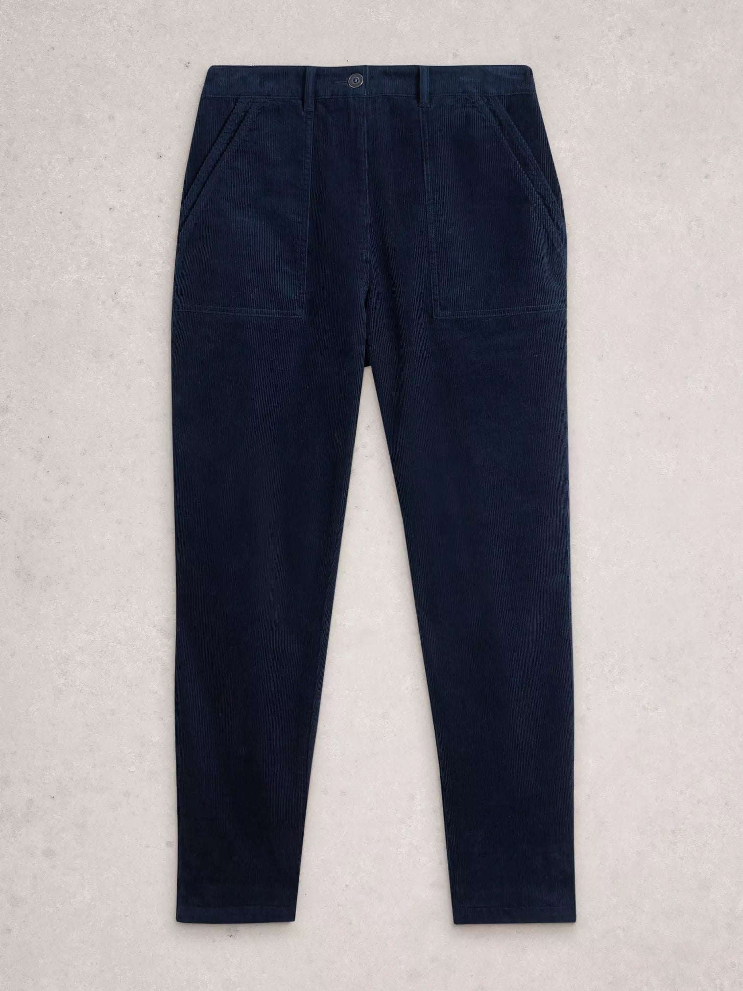 White Stuff Twister Cord Trouser Dark Navy