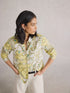 White Stuff Sophie Organic Cotton Shirt Yellow Multi