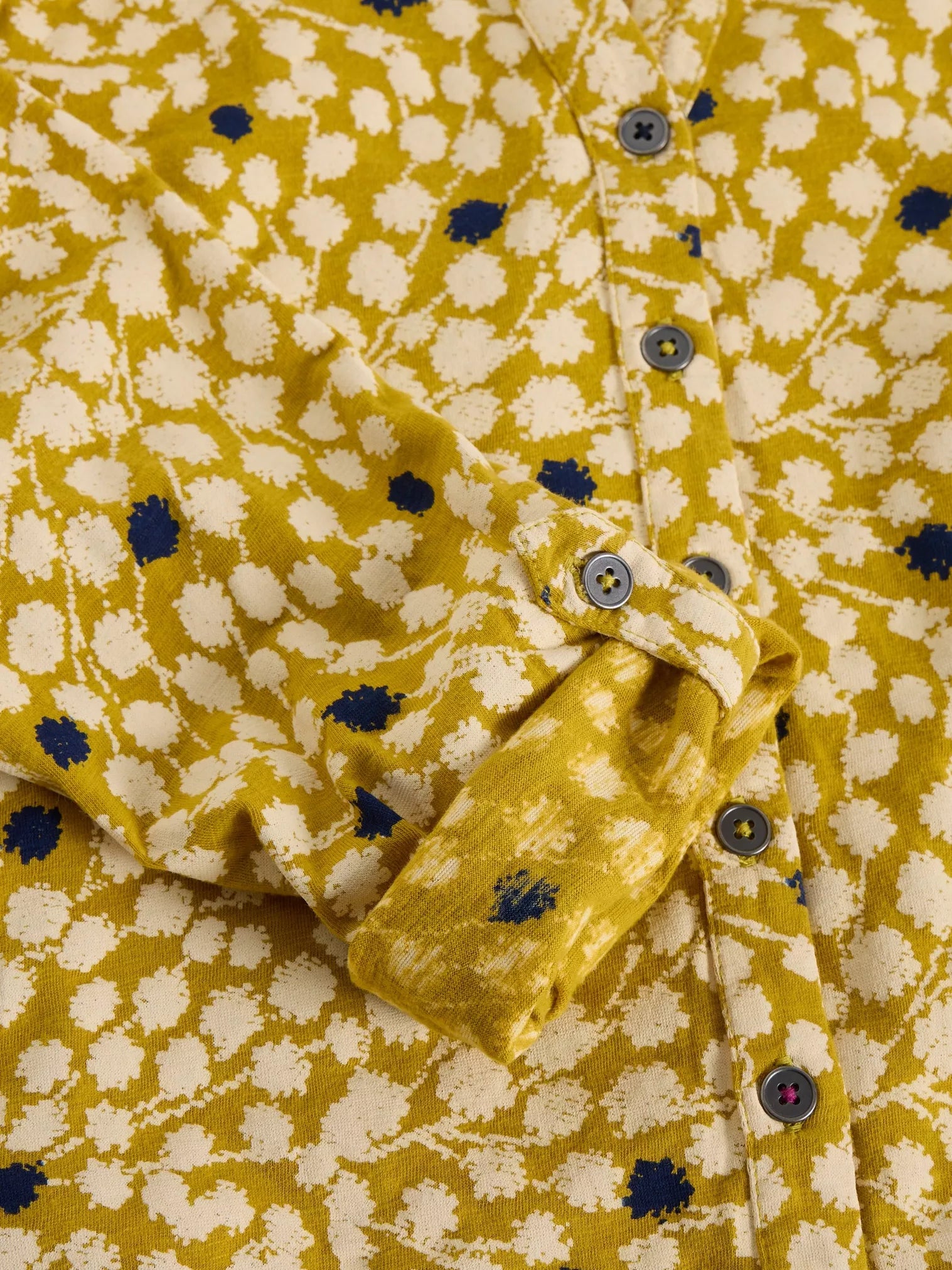 White Stuff Annie Jersey Shirt Chart Multi