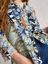 White Stuff Annie Jersey Shirt Orange Multi