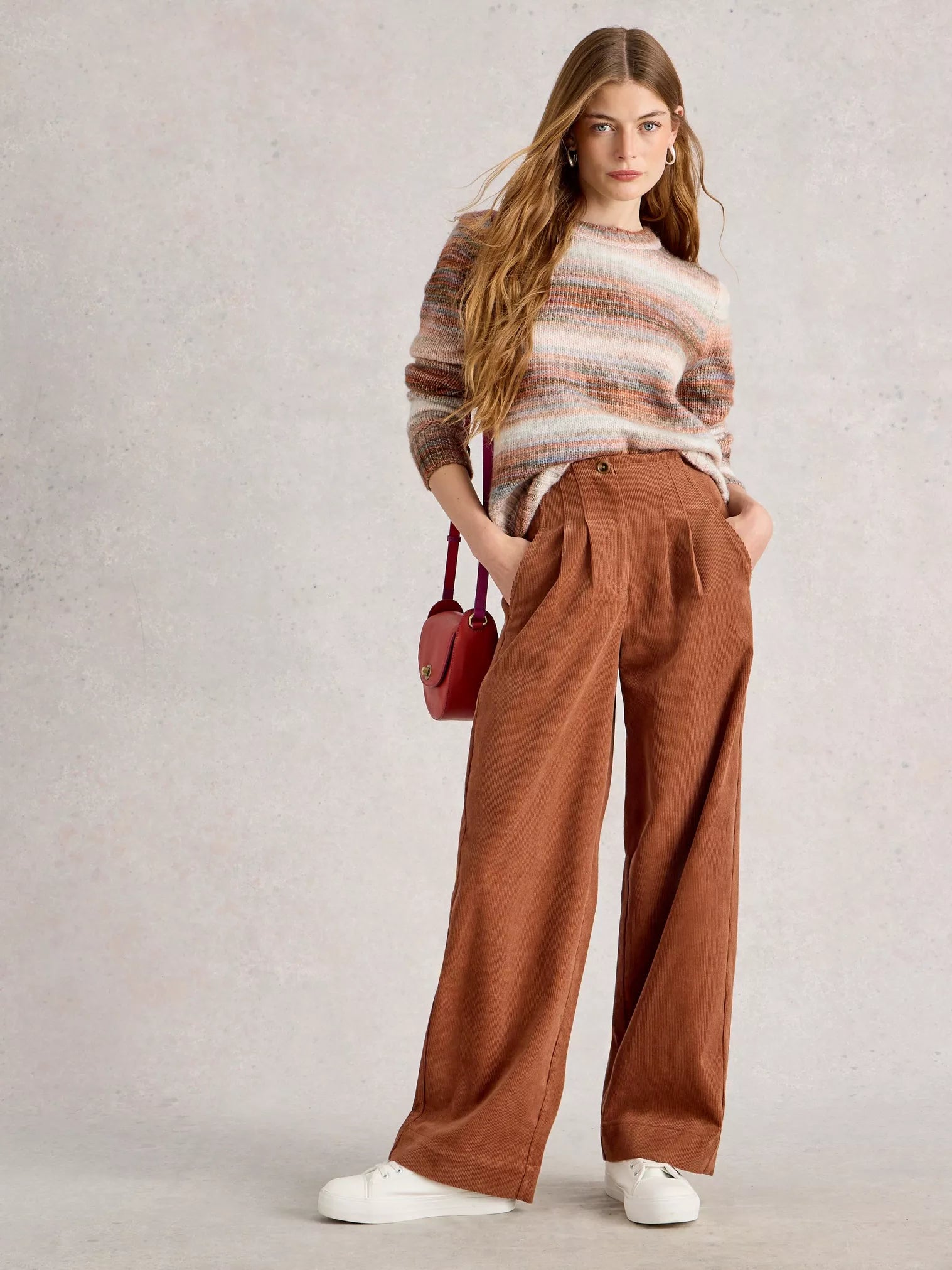 White Stuff Sabrina Spacedye Jumper Natural Multi