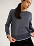 White Stuff Katie Sparkle Jumper Dark Navy