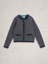White Stuff Charlotte Sparkle Cardi Dark Navy