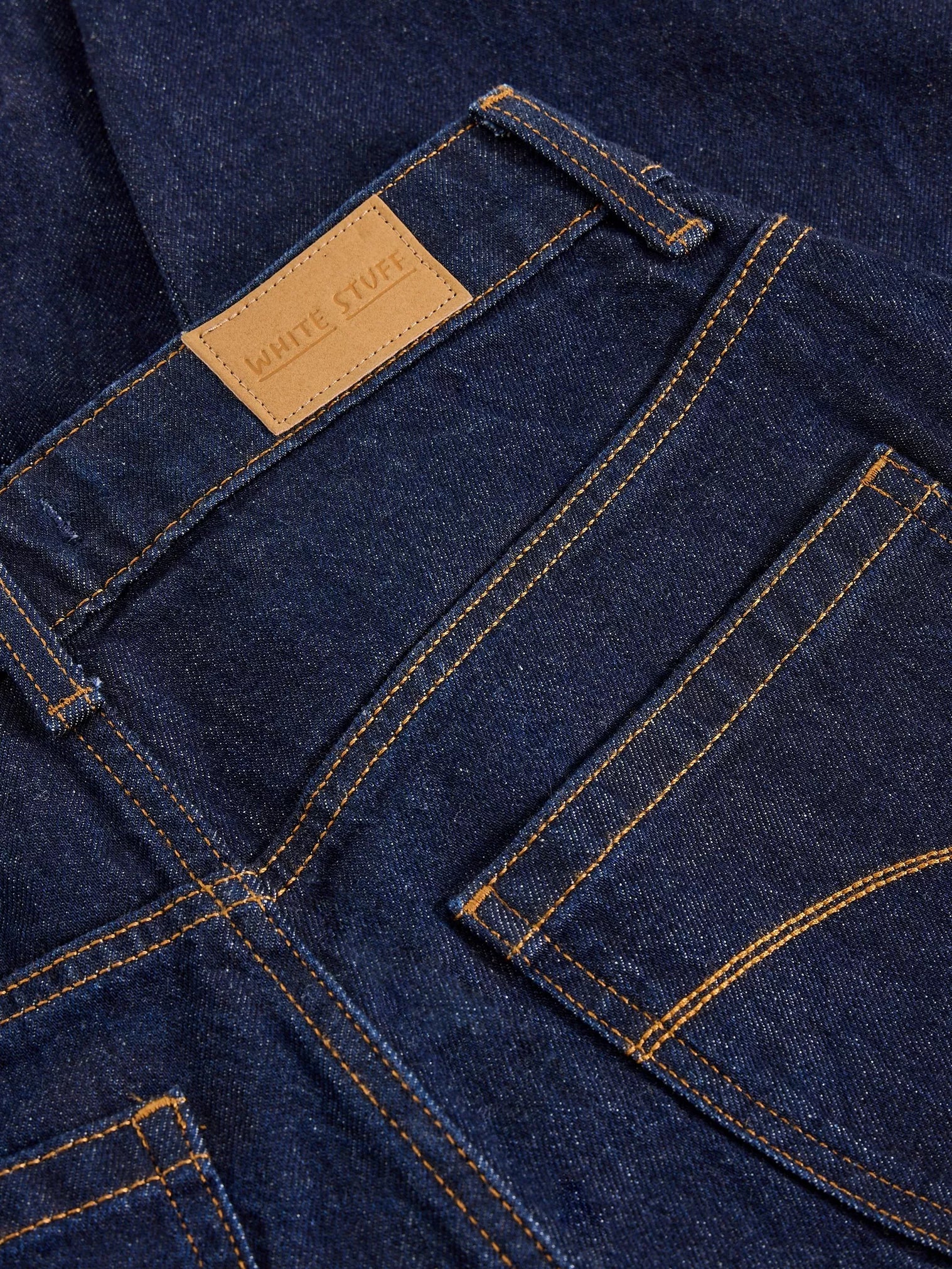 White Stuff Aubrey Barrel Leg Jean Dark Denim