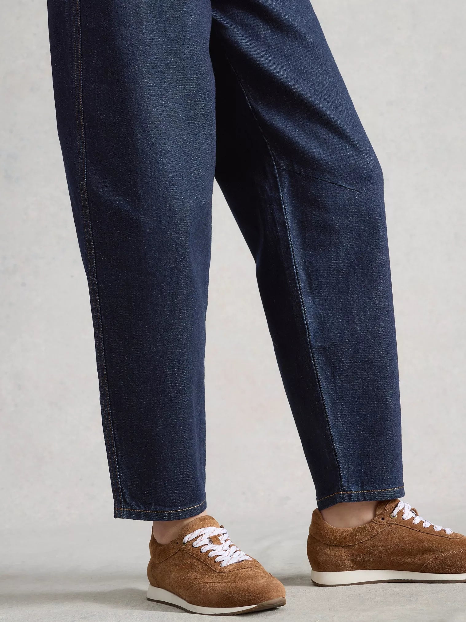 White Stuff Aubrey Barrel Leg Jean Dark Denim