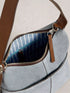 White Stuff Mini Sophia Leather Crossbody Light Blue
