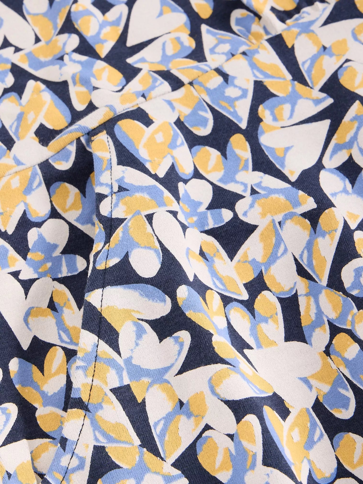 White Stuff Olivia Jersey Dress Blue Print