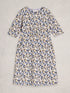 White Stuff Olivia Jersey Dress Blue Print