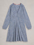White Stuff Meg Jersey Dress Blue Multi