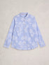 White Stuff Sophie Jacquard Shirt Blue Multi