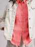 White Stuff Sophie Linen Shirt Mid Coral