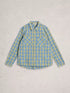 White Stuff Sophie Organic Check Shirt Blue Multi