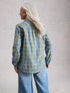 White Stuff Sophie Organic Check Shirt Blue Multi