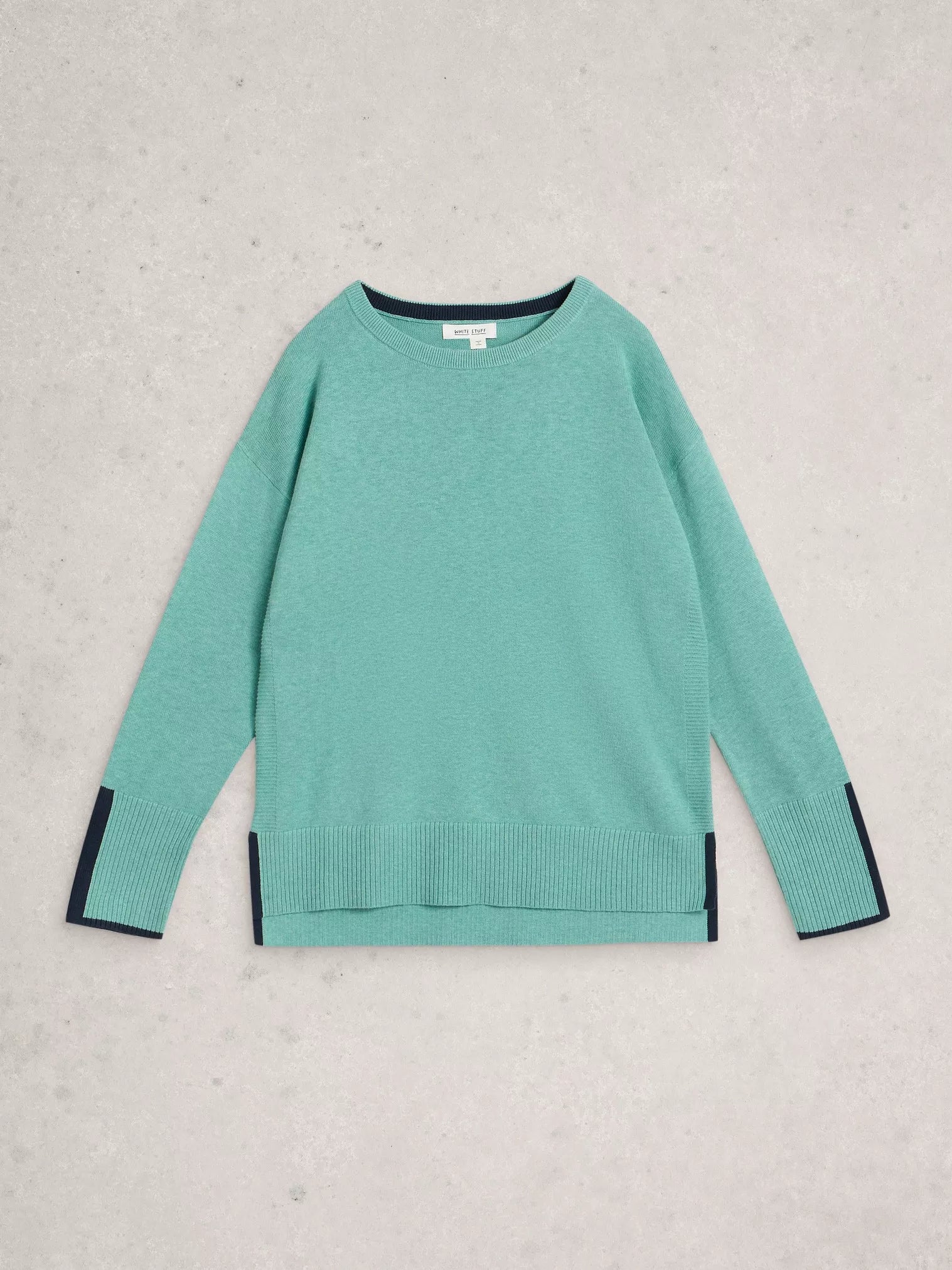 White Stuff Olive Jumper Mid Teal