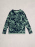 White Stuff Olive Print Jumper Blue Print