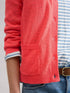 White Stuff Nova Linen Blend Cardi Mid Coral