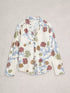 White Stuff Annie Jersey Shirt Ivory Multi.