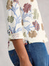White Stuff Annie Jersey Shirt Ivory Multi.