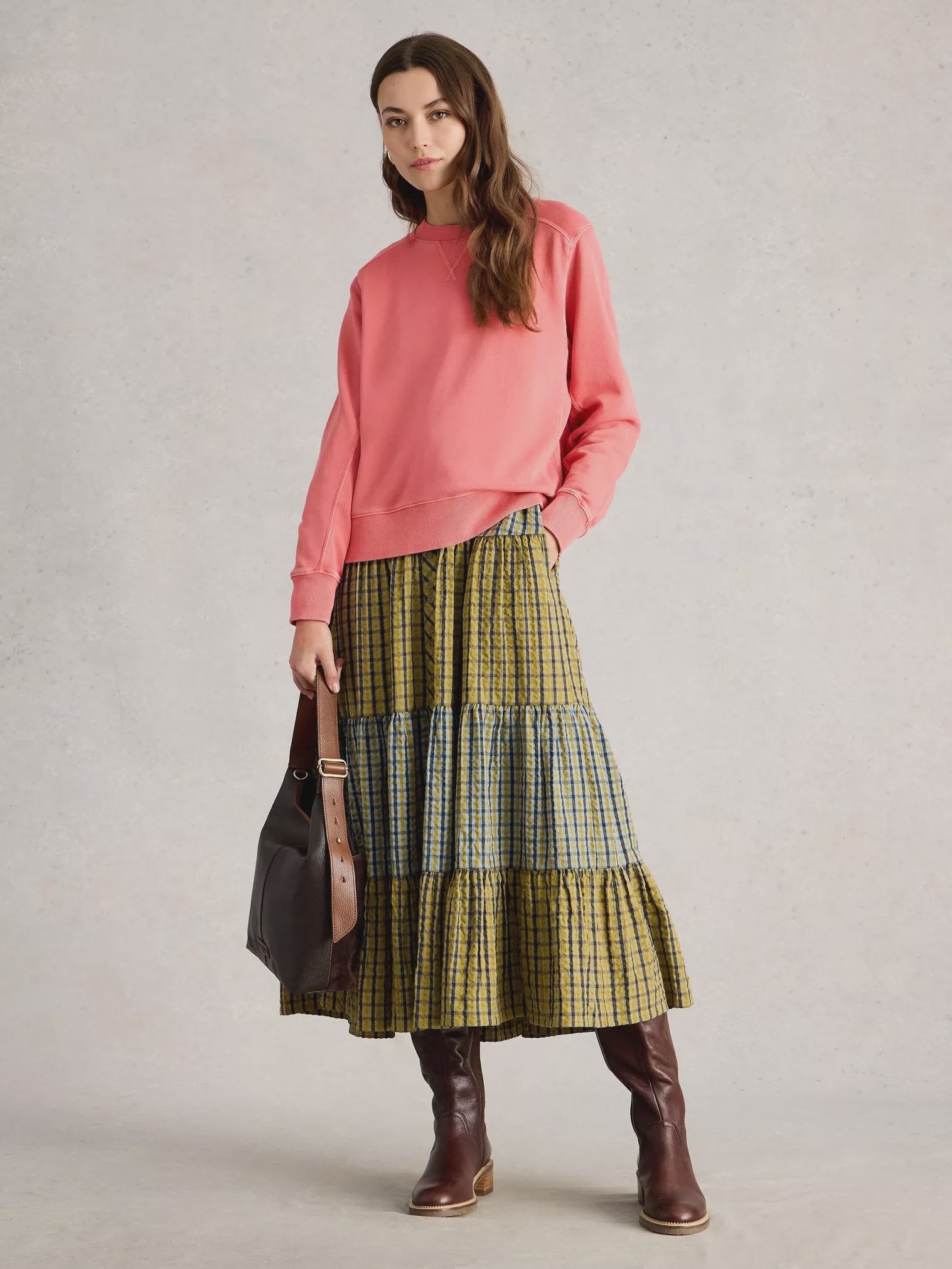 White Stuff Daydreamer Sweat Dusky Pink