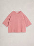 White Stuff Kate Knitted Tee Mid Pink