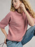 White Stuff Kate Knitted Tee Mid Pink