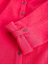 White Stuff Annie Double Cloth Shirt Bright Pink