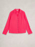 White Stuff Annie Double Cloth Shirt Bright Pink