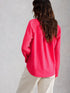 White Stuff Annie Double Cloth Shirt Bright Pink