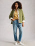 White Stuff Nelly Notch Texture Tee Light Yellow