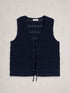 White Stuff Tilda Tie Tank Dark Navy