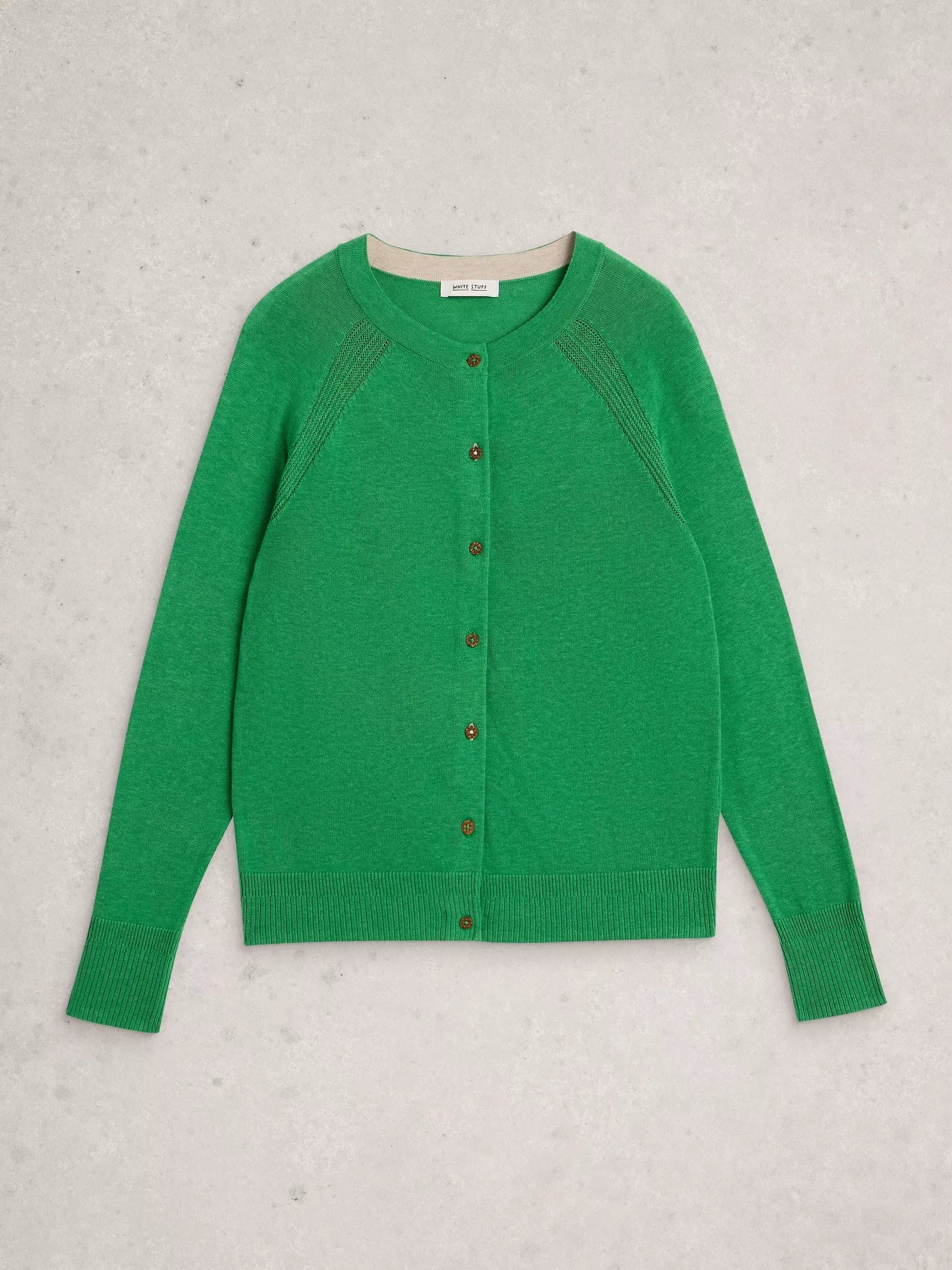 White Stuff Lulu Cardi Mid Green