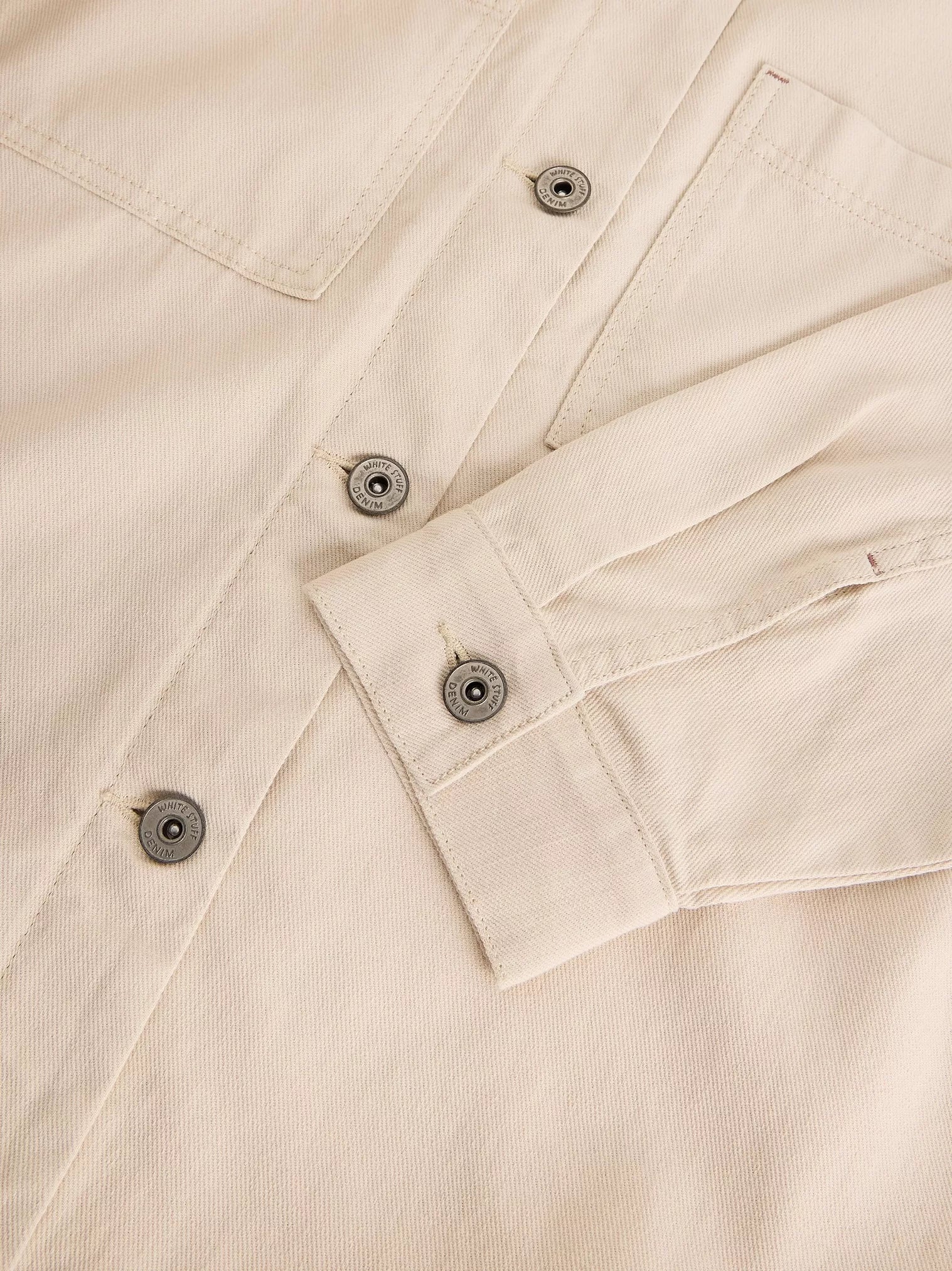 White Stuff Molly Shacket Natural White