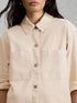White Stuff Molly Shacket Natural White