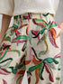 White Stuff Sasha Wide Leg Linen Trouser Natural Print