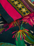 White Stuff Ally Wide Leg Trouser Green Print
