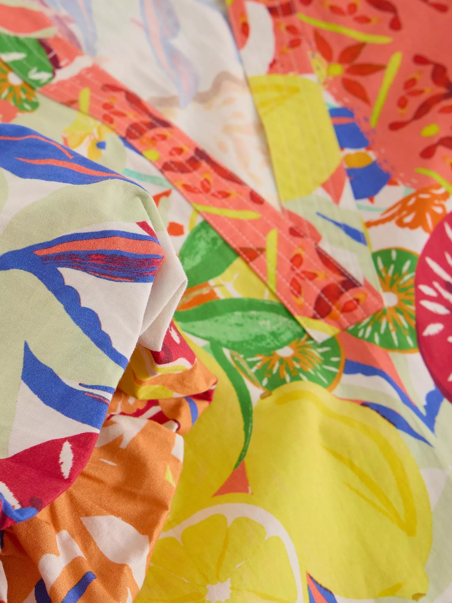 White Stuff Bex Cotton Top Yellow Multi