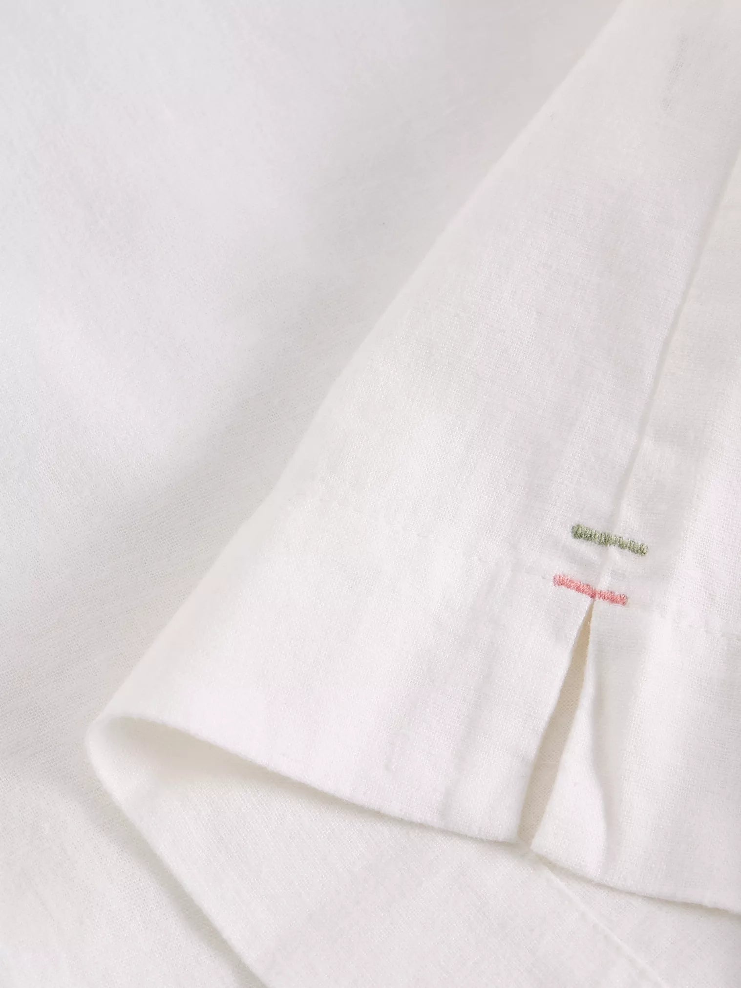 White Stuff Paradise Linen Vest Brilliant White