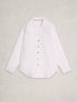 White Stuff Sadie Linen Boyfriend Shirt Brilliant White