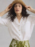 White Stuff Sadie Linen Boyfriend Shirt Brilliant White