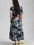 White Stuff Phoebe Midi Dress Navy Multi