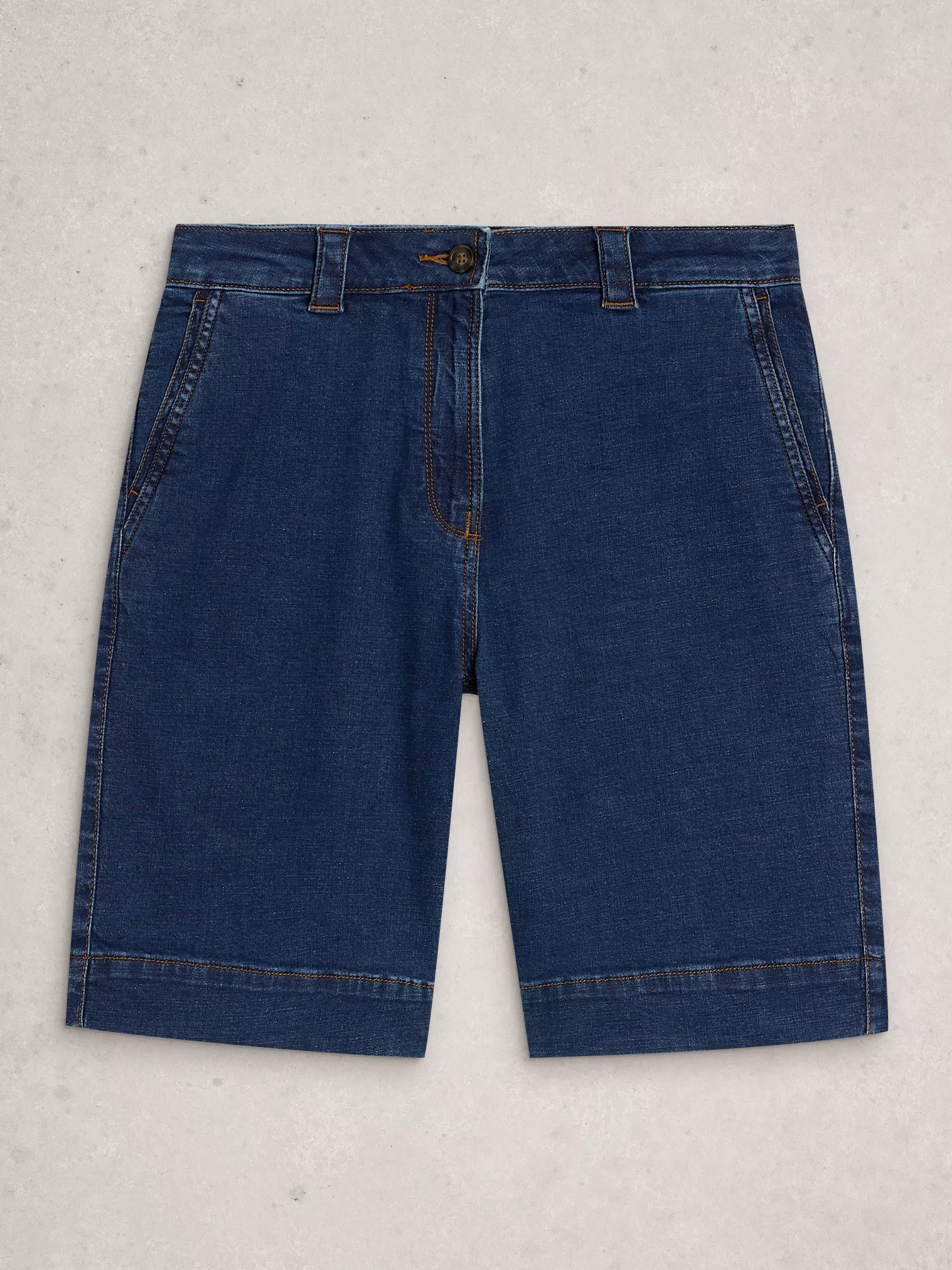 White Stuff Heidi Denim Short Mid Denim