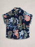 White Stuff Orla Button Through Shirt Navy Multi