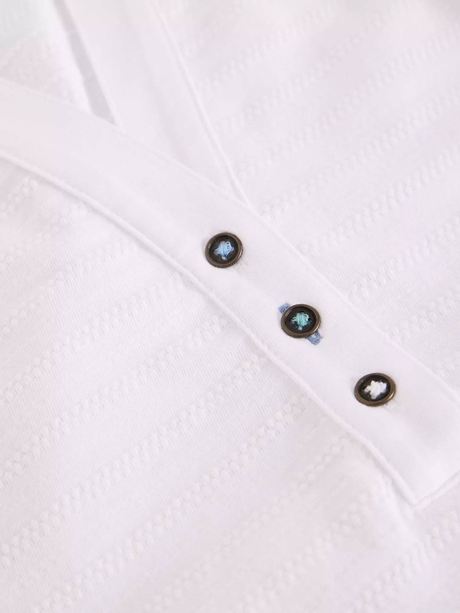 White Stuff Nora Texture Notch Vest Brilliant White