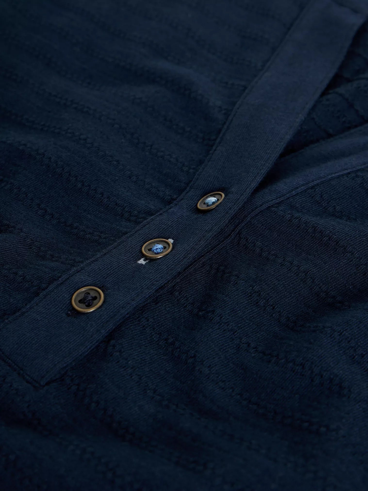 White Stuff Nora Texture Notch Vest Dark Navy