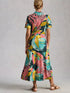 White Stuff Rua Jersey Shirt Dress Pink Multi