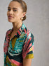 White Stuff Rua Jersey Shirt Dress Pink Multi
