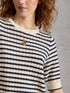 White Stuff Holly Pointelle Tee Ivory Multi