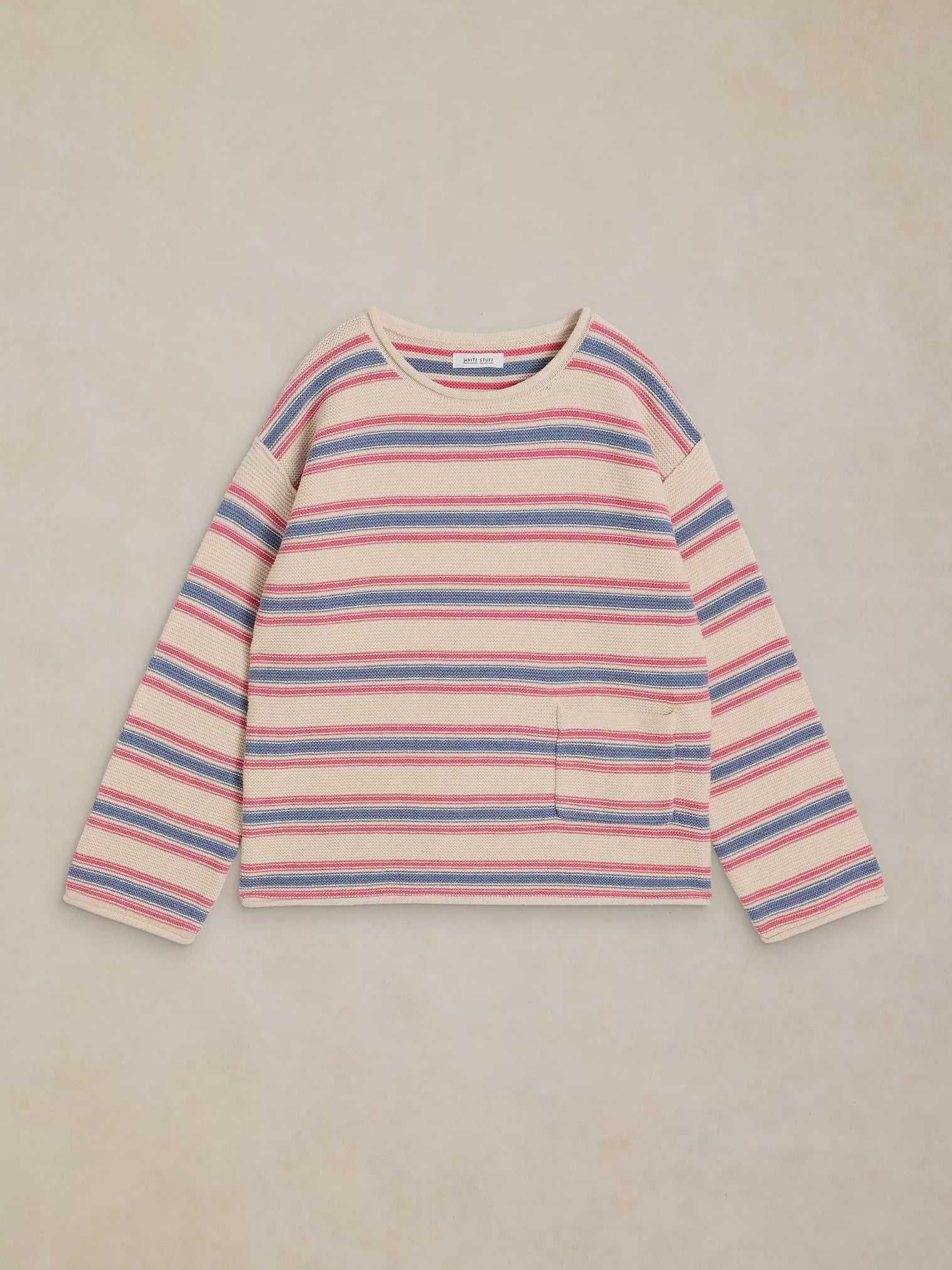 White Stuff Gigi Stripe Jumper Ivory Multi