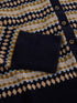 White Stuff Lois Fairisle Cardi Navy Multi