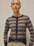 White Stuff Lois Fairisle Cardi Navy Multi